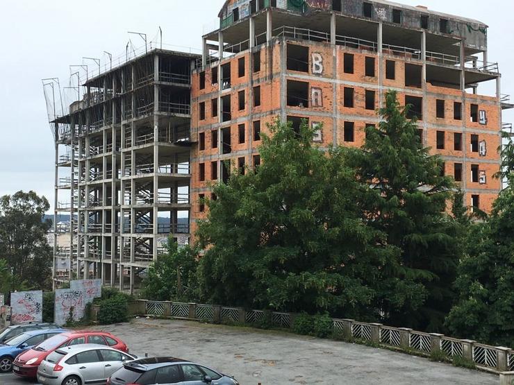 Edificio O Garañón, en Lugo. EUROPA PRESS - Arquivo