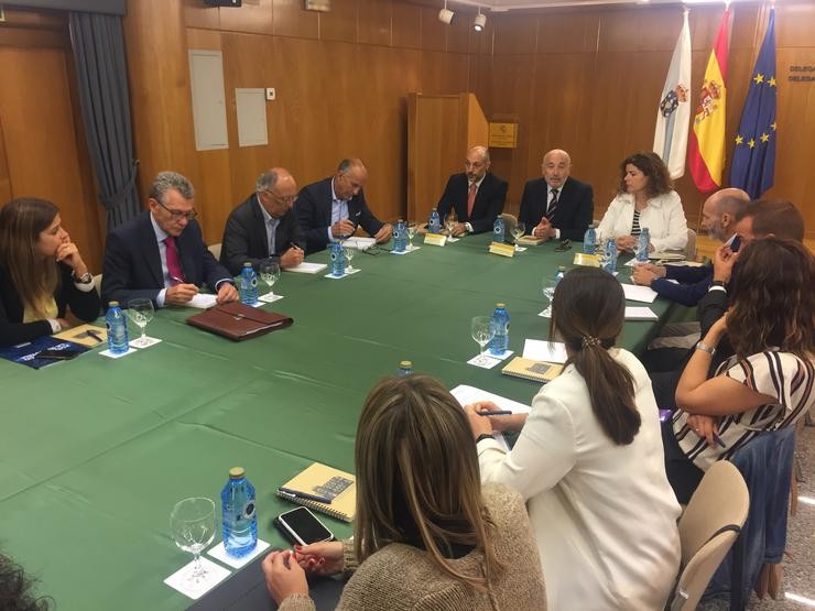 Primeira reunión do grupo de traballo 'Brexit-Galicia' celebrada na Delegación do Goberno en Galicia. DELEGACIÓN DO GOBERNO 