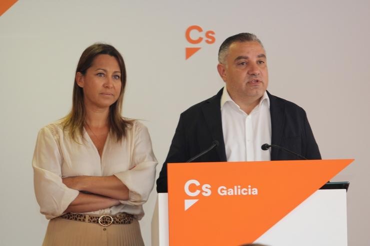 Beatriz Piñeiro e Laureano Bermejo presentan as  novas incorporacións á Executiva Nacional do partido.. CIDADÁNS 