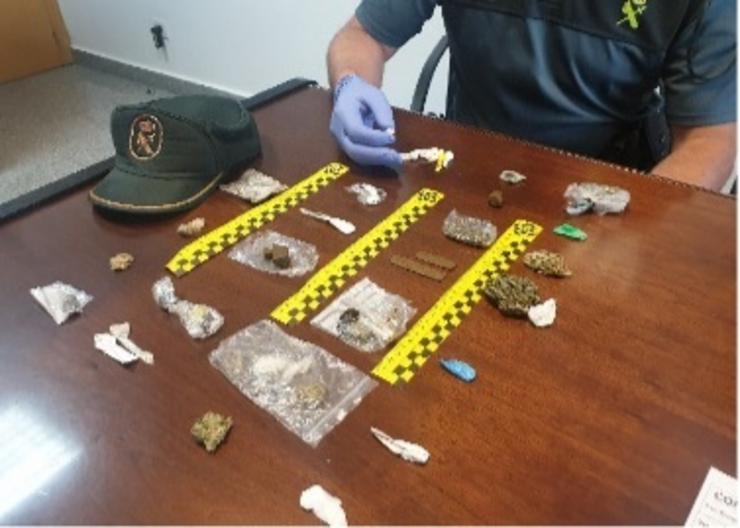 A Garda Civil interveu varias cantidades de substancias estupefacientes durante o festival SonRías Baixas 