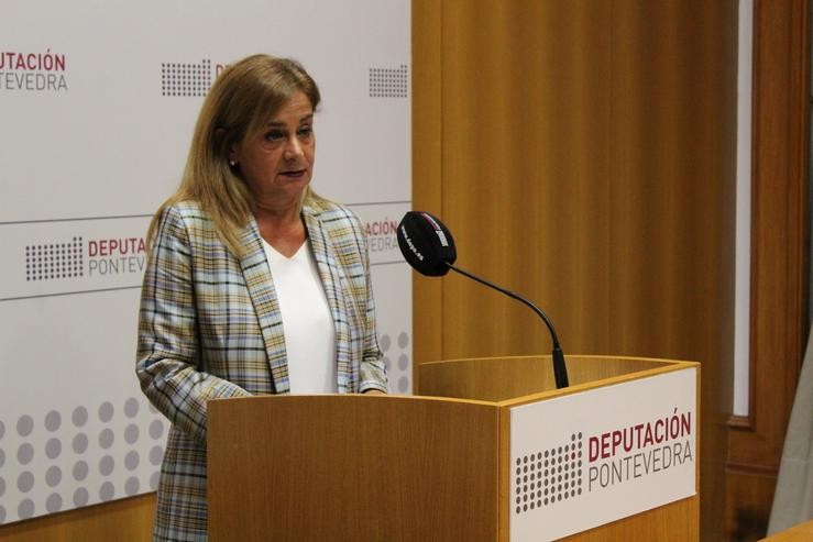 A presidenta da Deputación de Pontevedra, Carmela Silva 