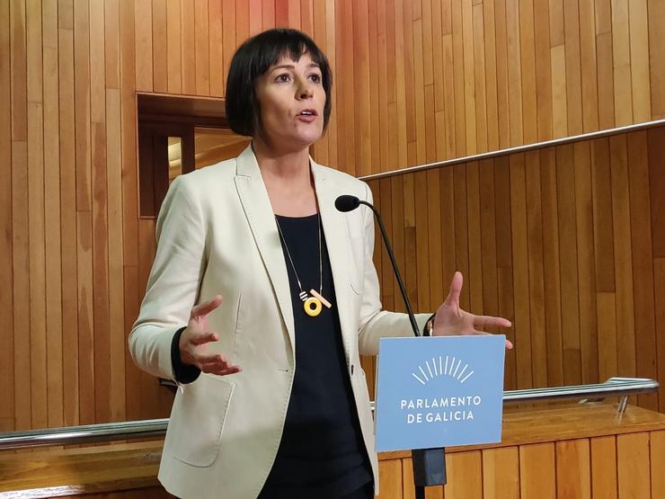 A portavoz nacional do BNG, Ana Pontón, no Debate do Estado da Autonomía