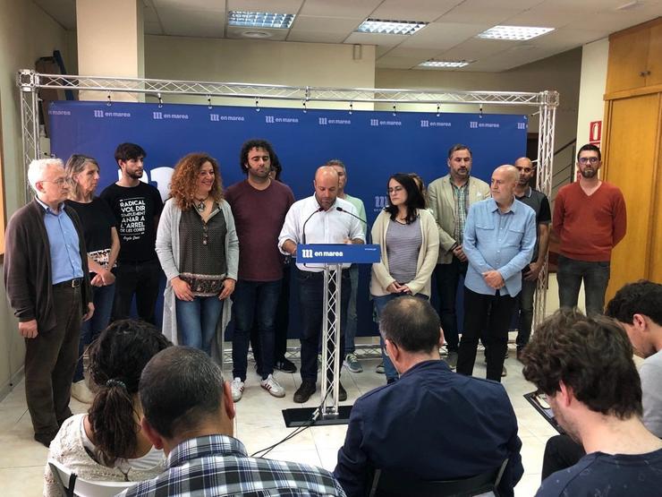 Rolda de prensa do portavoz de En Marea, Luís Villares. EN MAREA / Europa Press