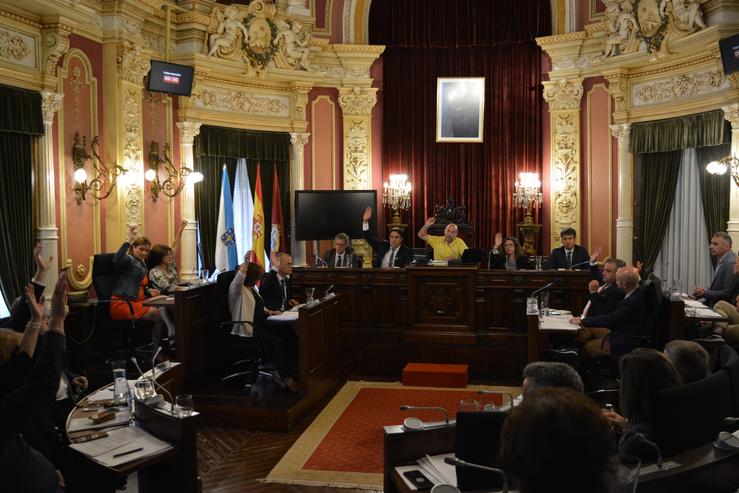 Pleno do Concello de Ourense.