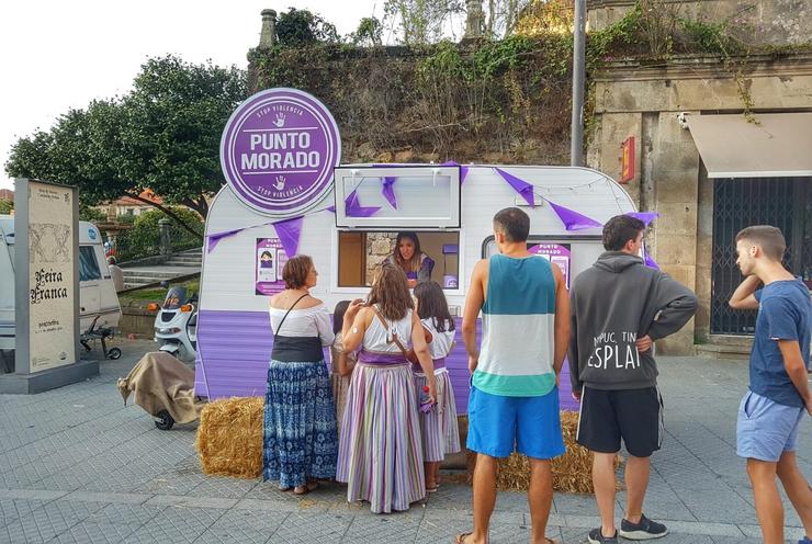 Punto Lila ou Punto Morado da Feira Franca de Pontevedra / PSOE