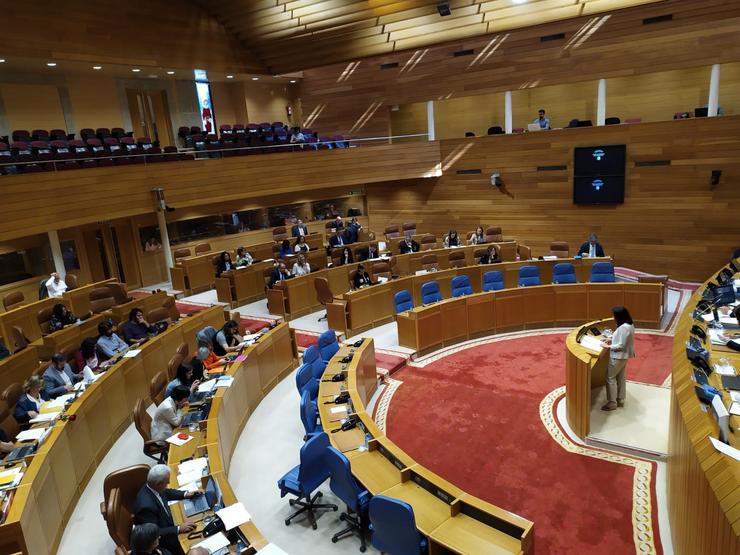 Sesión plenaria do Parlamento de Galicia. EUROPA PRESS - Arquivo