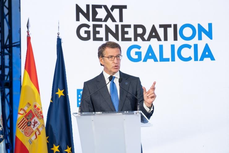 Alberto Núñez Feijóo preside a reunión constitutiva da comisión Galicia, Next Generation 