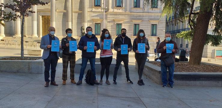 Acto de apoio a 12 independentistas galegos que van ser xulgados na Audiencia Nacional. 