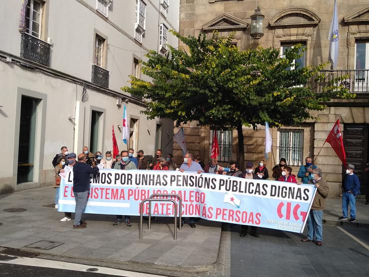 A CIG mobilízase para reclamar unhas pensións dignas 