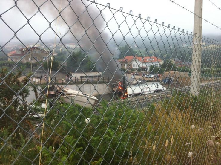 Accidente de Angrois en Santiago de Compostela.. EUROPA PRESS - Arquivo