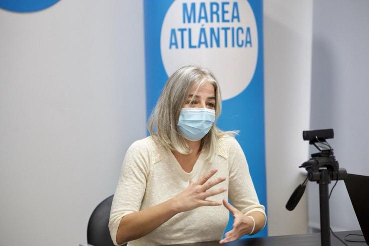 María García, portavoz do grupo municipal de Marea Atlántica. MAREA ATLÁNTICA 