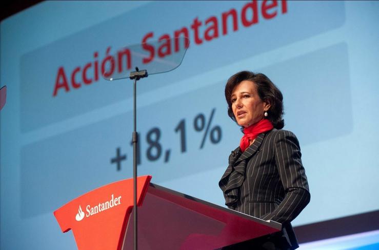 Ana Patricia Botín, presidenta de Banco Santander. BANCO SANTANDER - Arquivo