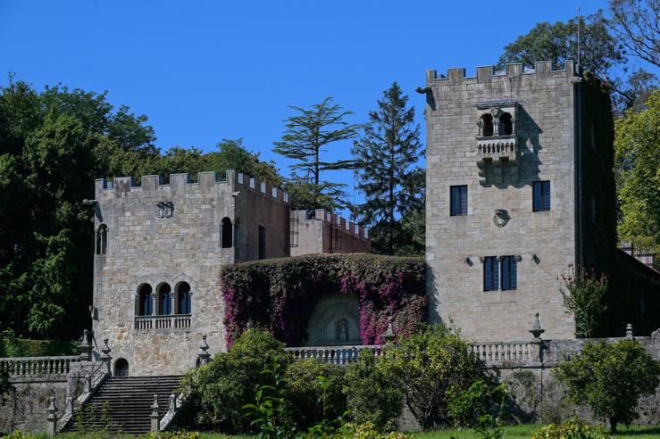 Fachada do Pazo de Meirás, ata agora propiedade da familia Franco, o día no que o Xulgado de Primeira Instancia número 1 da Coruña estimou integramente a demanda para a devolución do pazo.. M. Dylan - Europa Press - Arquivo 