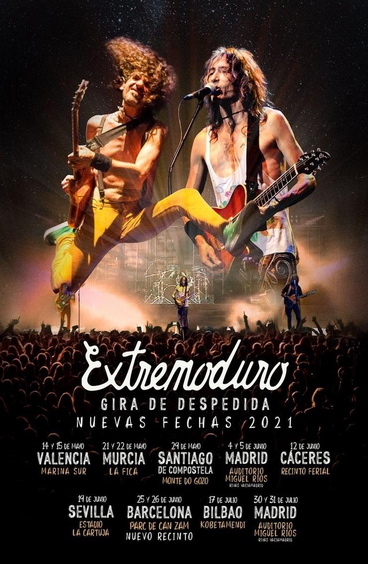 Xira de Extremoduro 2021. EXTREMODURO 