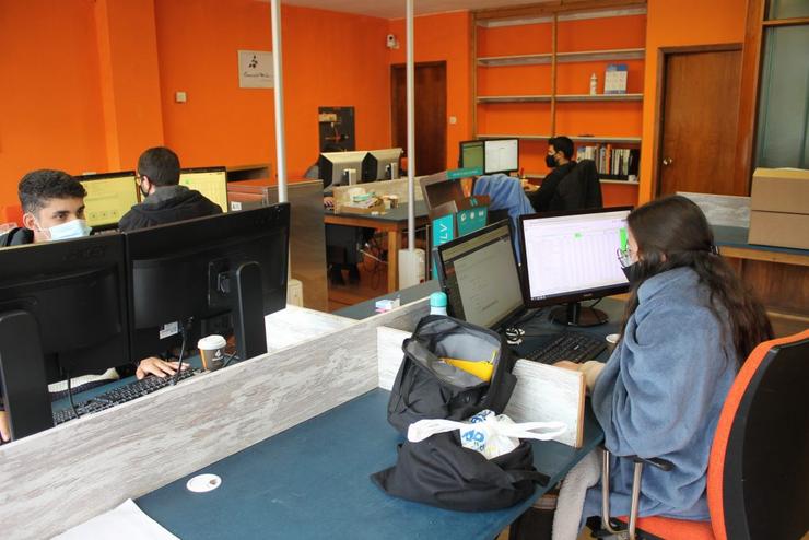 Traballadores de Comercial Mida, de Taboada / XMF