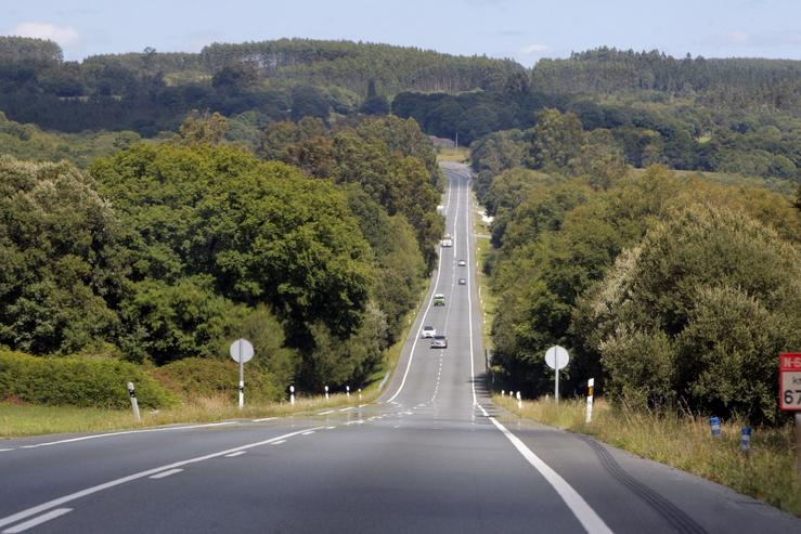 Estrada en Galicia. XUNTA - Arquivo 