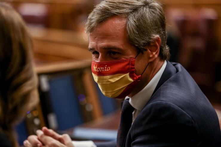 O vicesecretario de Política Territorial do PP, Antonio González Terol, durante unha sesión plenaria no Congreso dos Deputados, en Madrid (España), a 20 de outubro de 2020.. EUROPA PRESS/R.Rubio.POOL - Europa Press - Arquivo / Europa Press