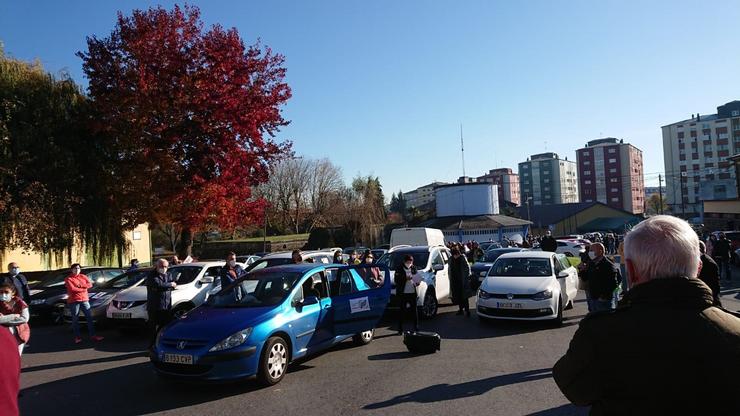 Protesta contra a Lei Celáa en Ferrol. PLATAFORMA MÁIS LIBRES