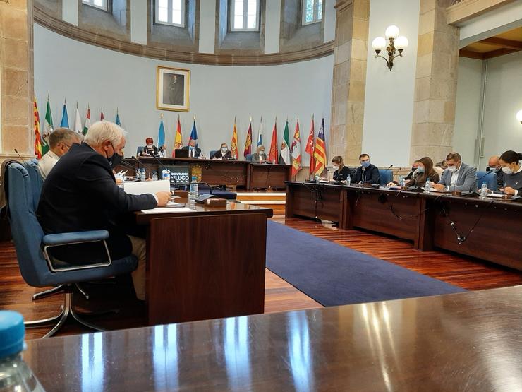 Pleno da Deputación de Lugo.