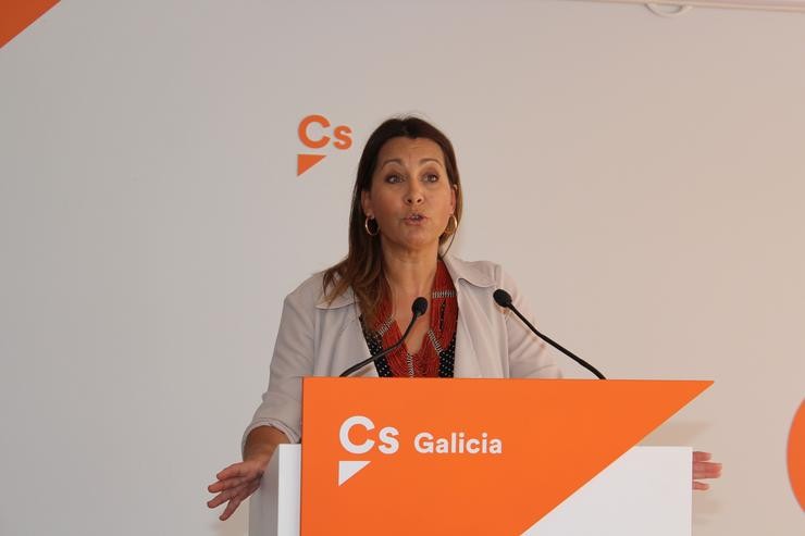 A coordinadora de Cidadáns en Galicia, Beatriz Piñeiro. CIDADÁNS 