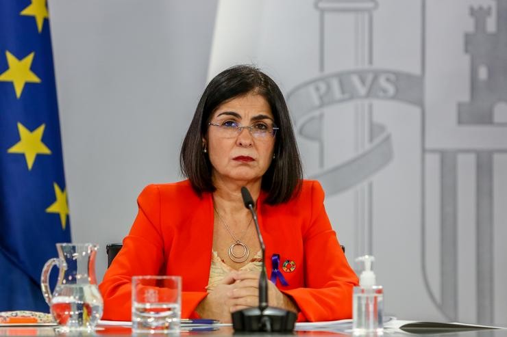 A nova ministra de Sanidade, Carolina Darias.  25 de novembro de 2020. R.Rubio.Pool