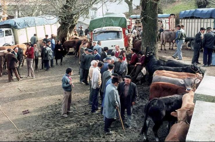 Feira de Becerreá nos anos 80 / Rente ao Couce