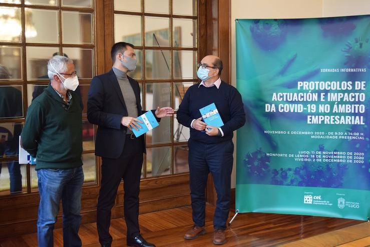 Deputación de Lugo e CEL elaboran unha guía práctica para axudar a empresas e traballadores a afrontar a Covid / Deputación de Lugo