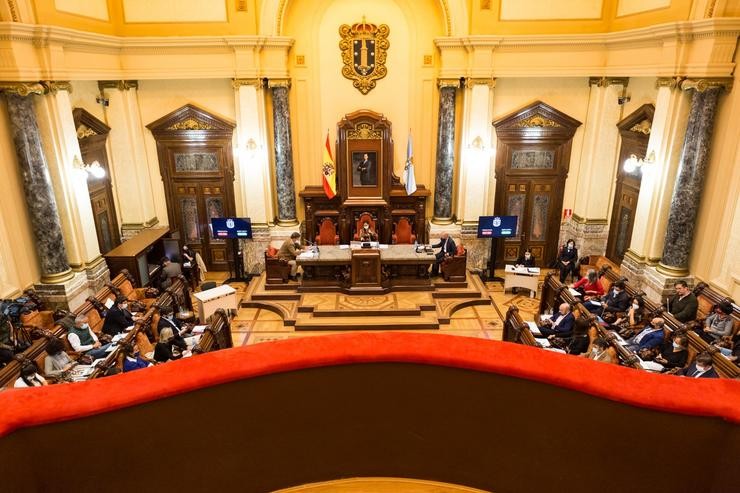 Pleno do Concello da Coruña. SANDRA GARCÍA - Arquivo / Europa Press