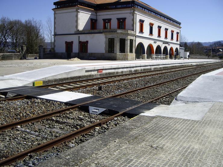 Estación de Baños de Molgas (Ourense). ADIF - Arquivo 