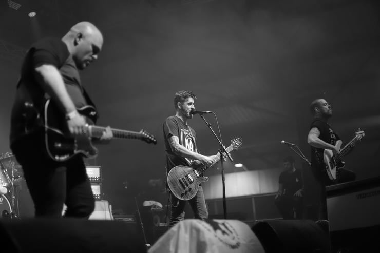A banda galega Nave, no seu último concerto en Amio. SANDRA MATO - Arquivo / Europa Press