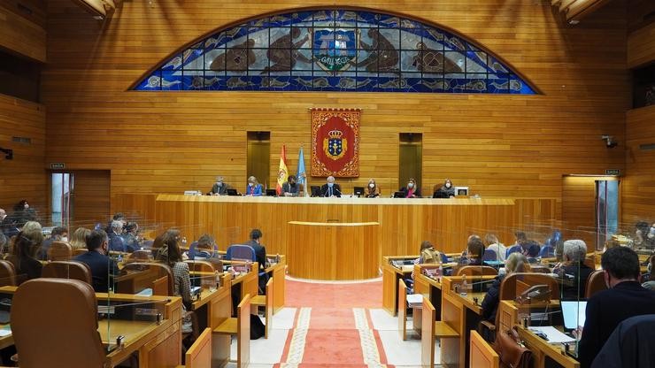 Pleno do Parlamento galego. PARLAMENTO