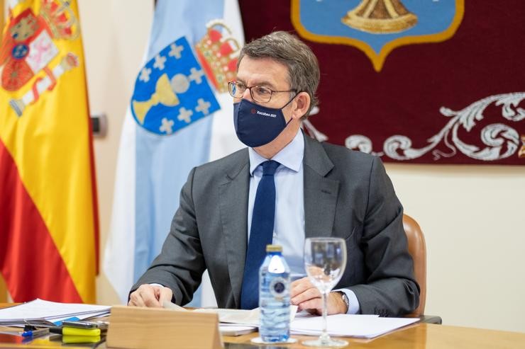 O titular do Gobiero galego preside a reunión do Consello da Xunta. XUNTA 