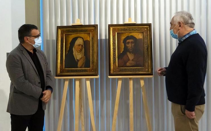 Cadros expoliados durante en nazismo e hoxe no Museo de Pontevedra. / Europa Press