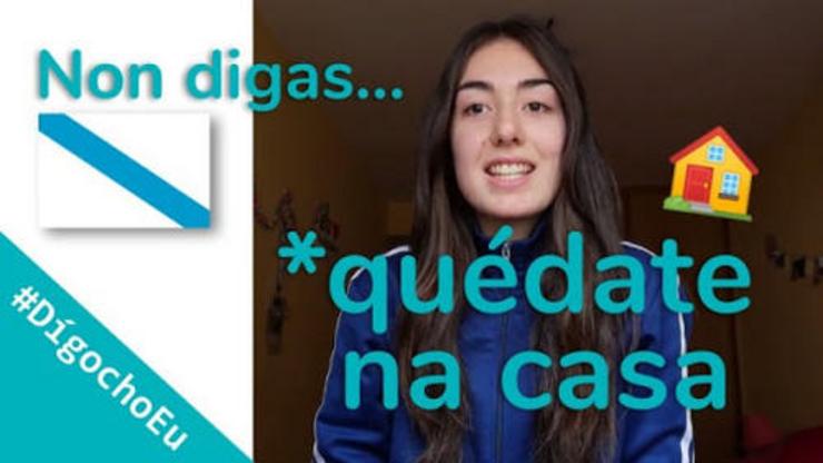 Dígocho eu, programa da TVG, con Esther Estévez