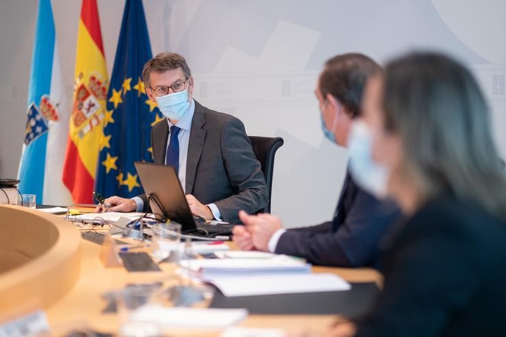 Reunión do Consello da Xunta, presidida por Alberto Núñez Feijóo.. Xunta de Galicia 