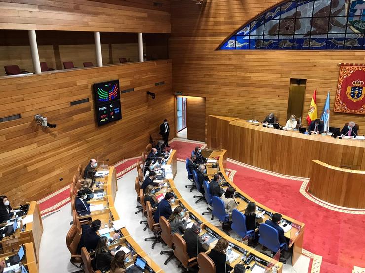 Votación da toma en consideración da reforma da lei de saúde no Parlamento galego