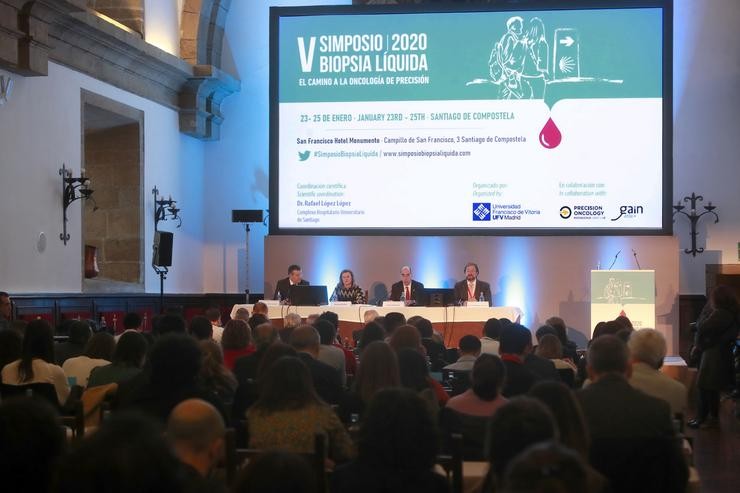 Inauguración V Simposio Biopsia Líquida en Santiago 2020.. XUNTA 