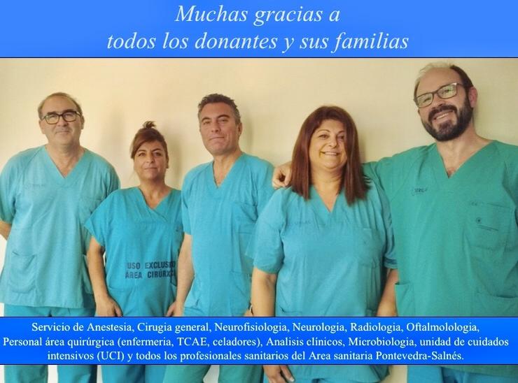 Presentación dos datos de doazóns na área sanitaria de Pontevedra e O Salnés.. SERGAS / Europa Press