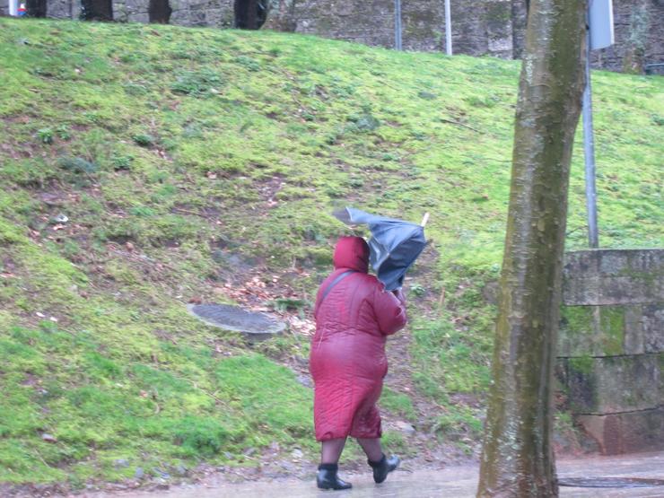 Temporal de vento e choiva en Galicia. EUROPA PRESS - Arquivo 