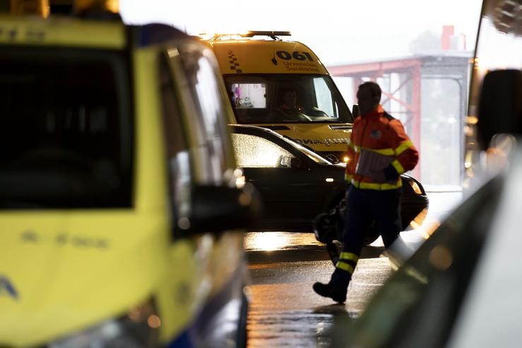 Traballadores de ambulancias do 061 