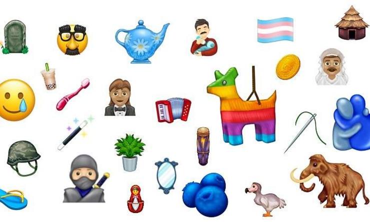 Os novos emojis disponibles para os nosos 'smartphones'