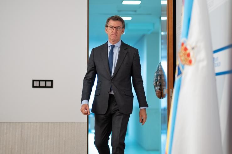 Ou Titular Do Goberno Galego Na Rolda De Prensa Posterior Ao Consello da Xunta. Xunta de Galicia 