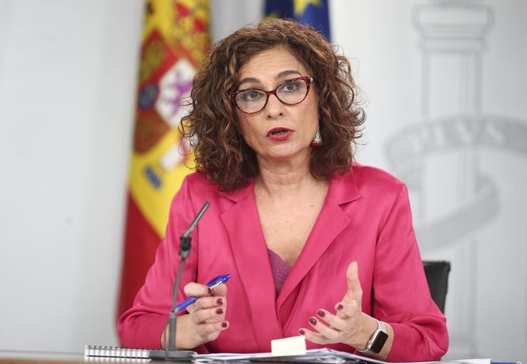 A ministra Portavoz e de Facenda, María Jesús Montero durante a rolda de prensa tras o Consello de Ministros en Moncloa, en Madrid (España), a 11 de febreiro de 2020.. Eduardo Parra - Europa Press 