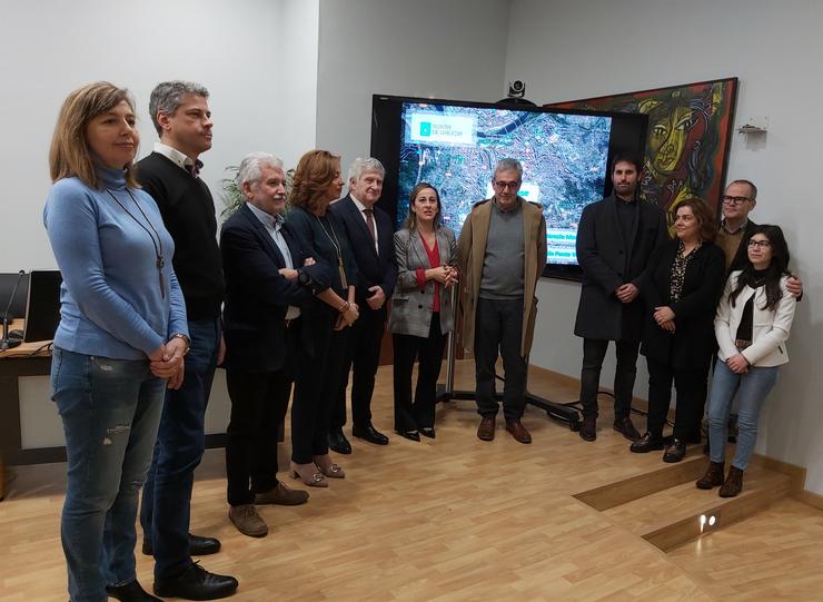 A conselleira de Infraestruturas e Mobilidade, Ethel Vázquez, en Ourense. 