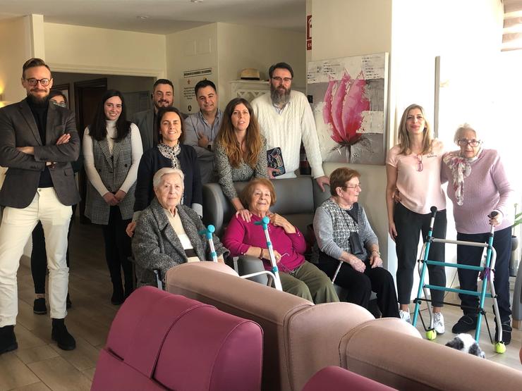 A directora da Axencia Galega de Innovación, Patricia Argerey, durante a visita realizada. XUNTA / Europa Press