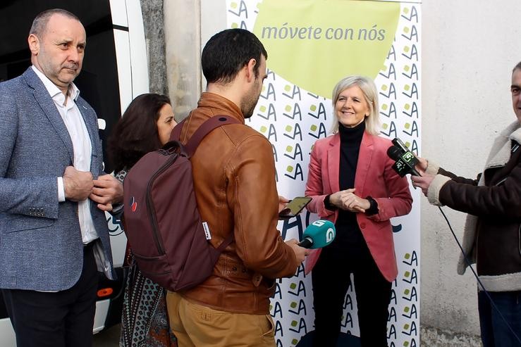 A secretaria xeral de Emprego, Covadonga Toca, en declaracións aos medios.. XUNTA 