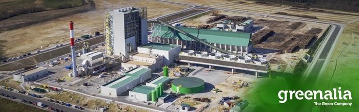 Planta de biomasa de Greenalia en Curtis / GREENALIA - Arquivo
