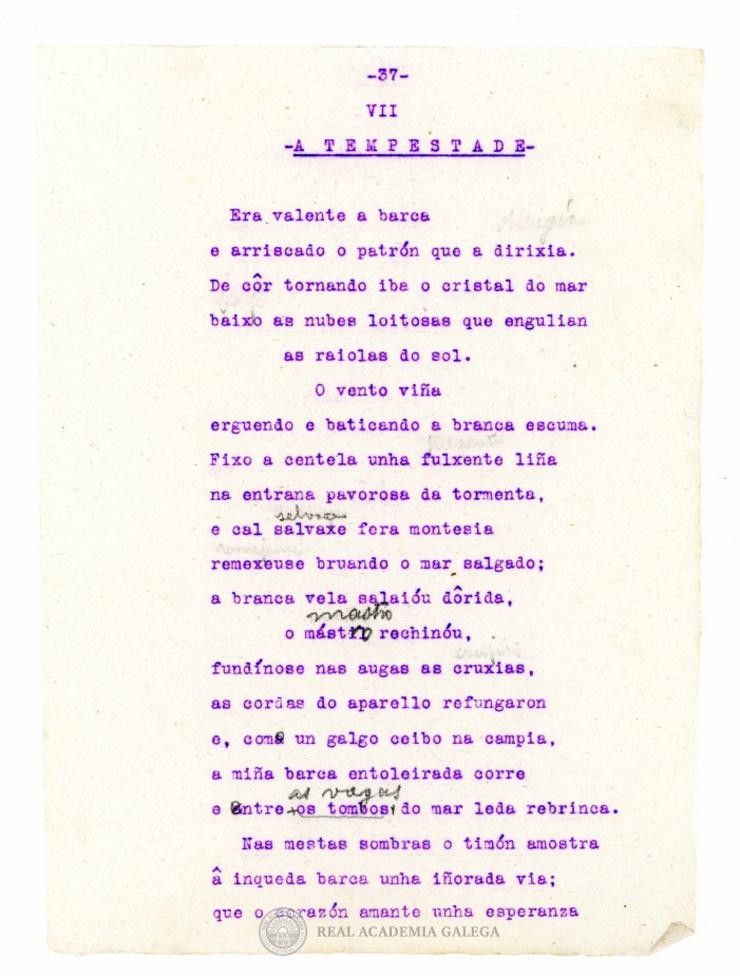 Texto dixitalizado de López Abente. RAG / Europa Press