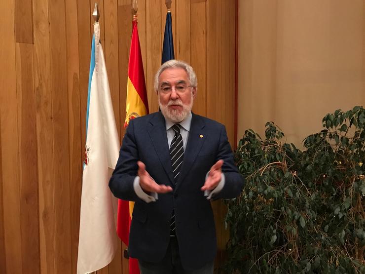 O presidente do Parlamento, Miguel Santalices / Europa Press