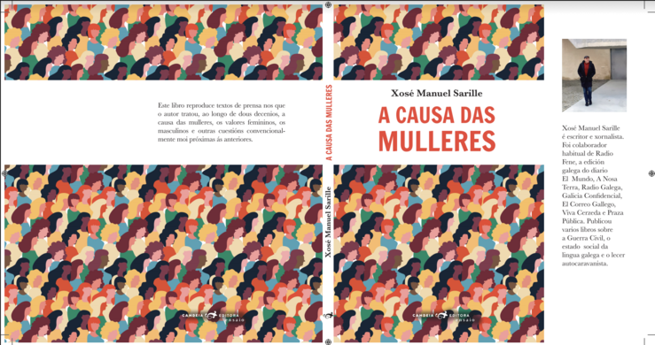 A capa e contracapa do libro 'A causa das mulleres' 